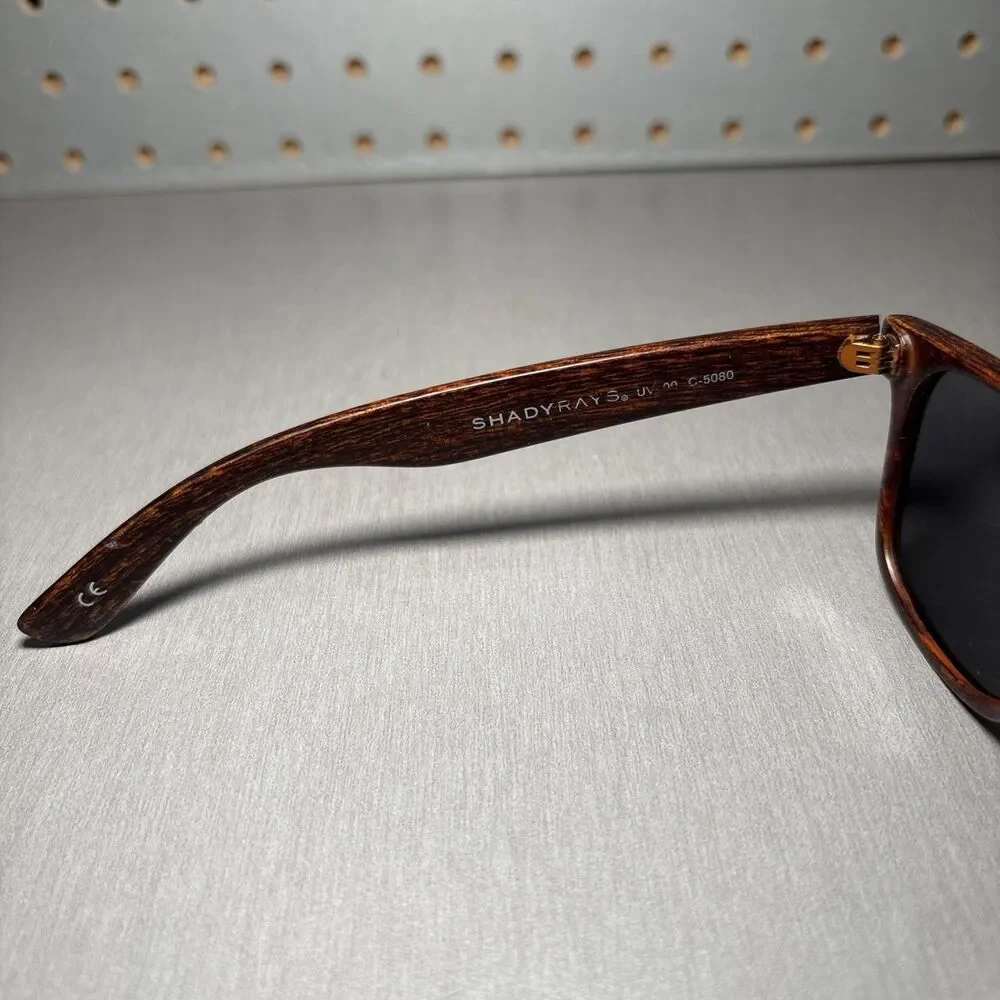Shady Rays Sunglasses Classic Timber Brown Square C-5080 Polarized FRAMES ONLY